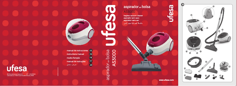 Página 1 del manual Manual de usuario Ufesa AS3000