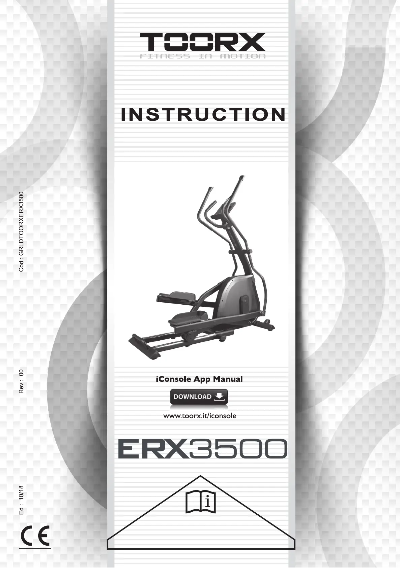 Image de la première page du manuel de l'appareil ERX-3500