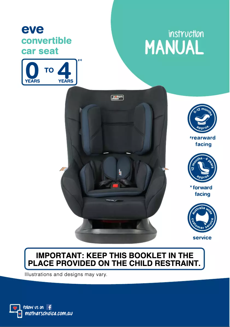 Página 1 del manual Manual de usuario Mother's Choice Eve