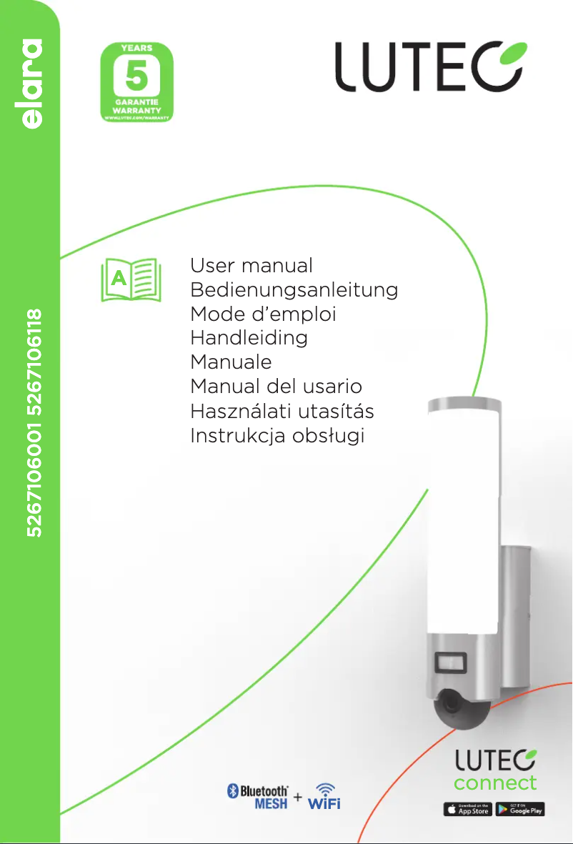 Image de la première page du manuel de l'appareil Elara