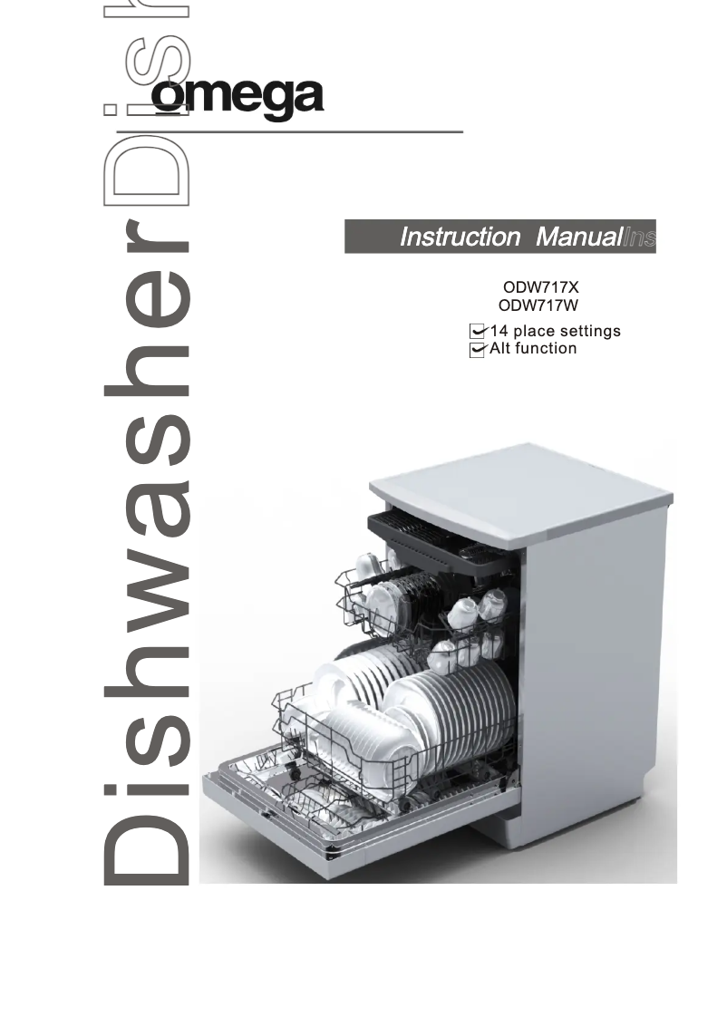 Page n°1 - Manuel utilisateur Omega ODW717W