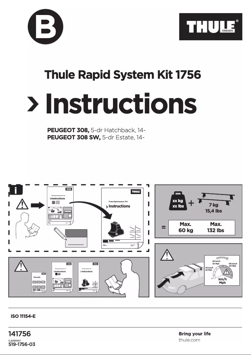 Image de la première page du manuel de l'appareil Rapid System Kit 1756