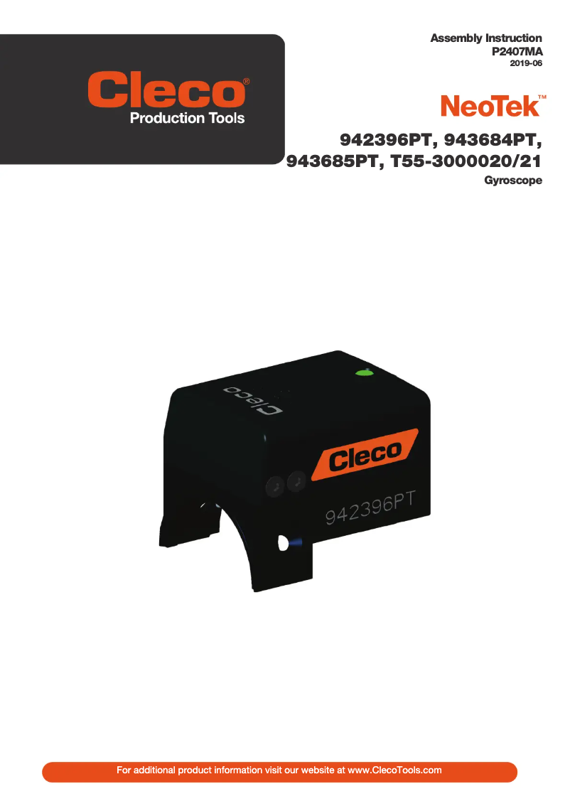 Image de la première page du manuel de l'appareil NeoTek T55-3000020