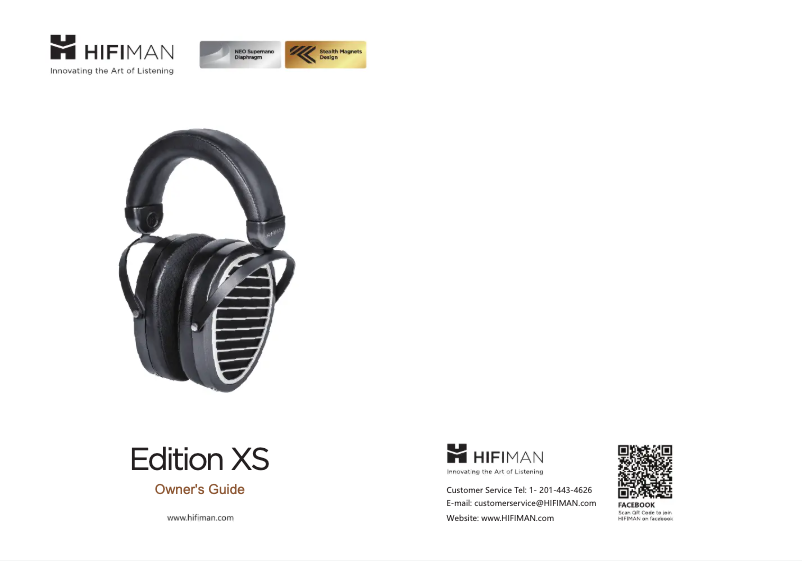 Page n°1 - Manuel utilisateur HiFiMAN Edition XS