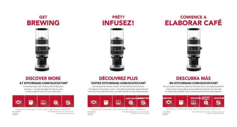 Image de la première page du manuel de l'appareil KCG8433