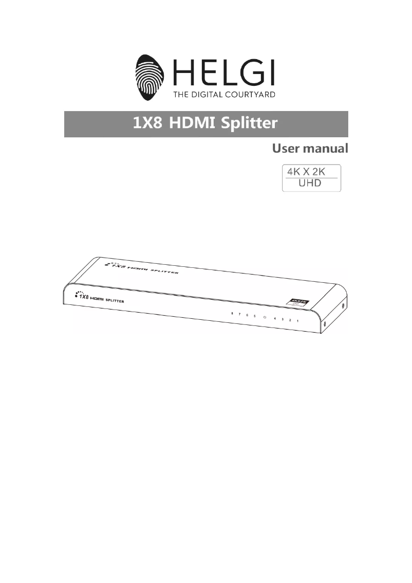 Página 1 del manual Manual de usuario HELGI HLG0318-V2.0