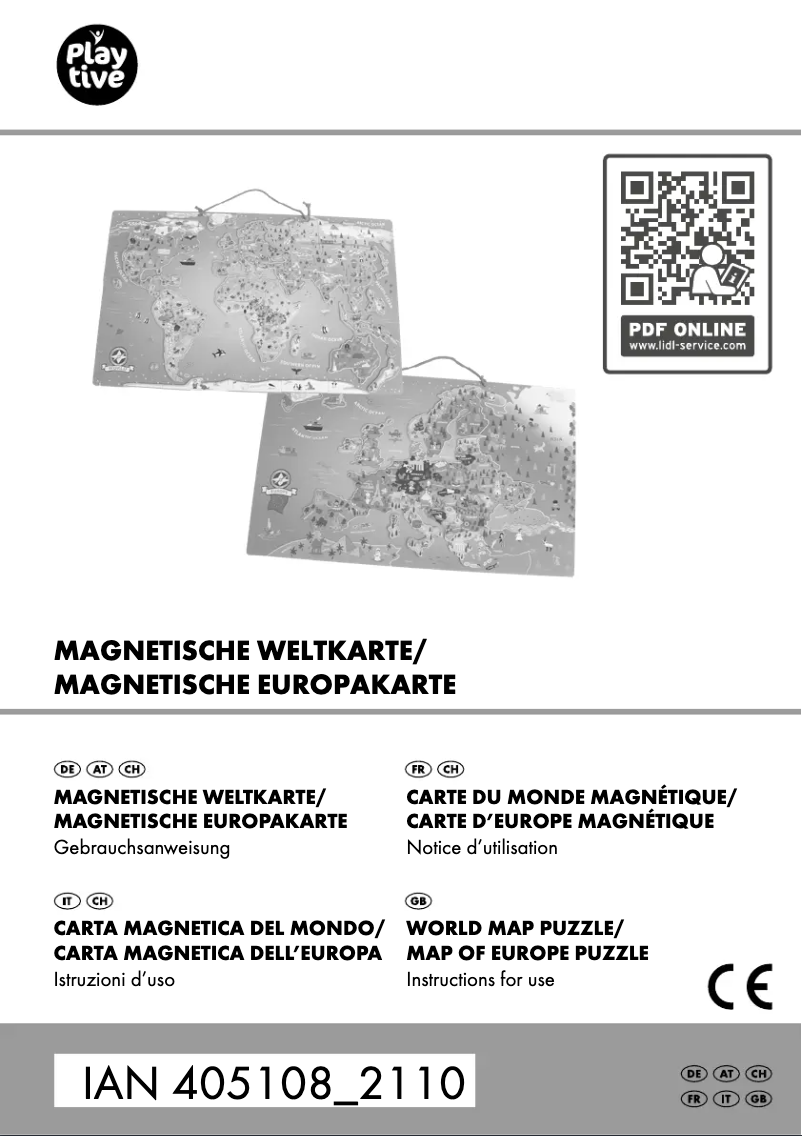 Page 1 de la notice Manuel utilisateur Playtive IAN 405108