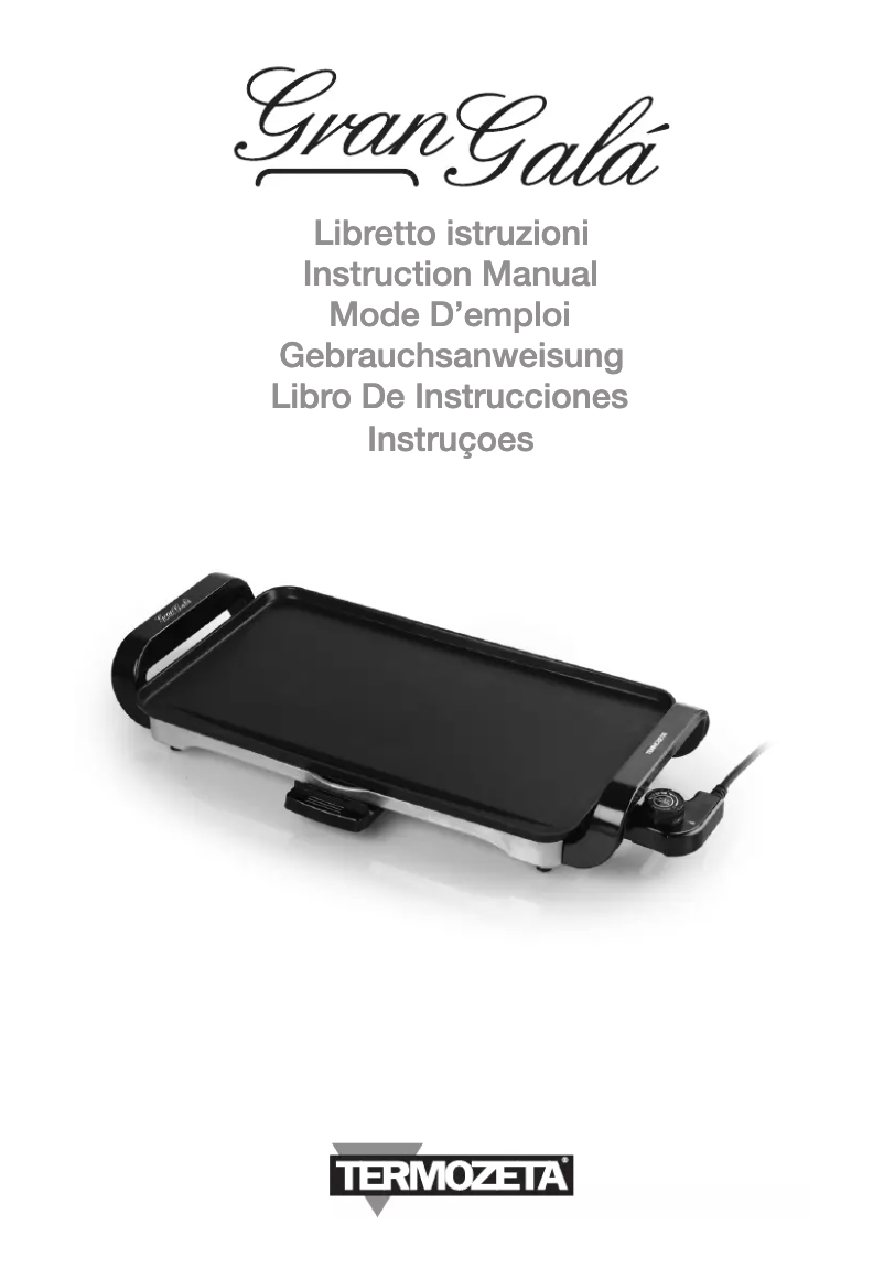 Image de la première page du manuel de l'appareil Gran Gala