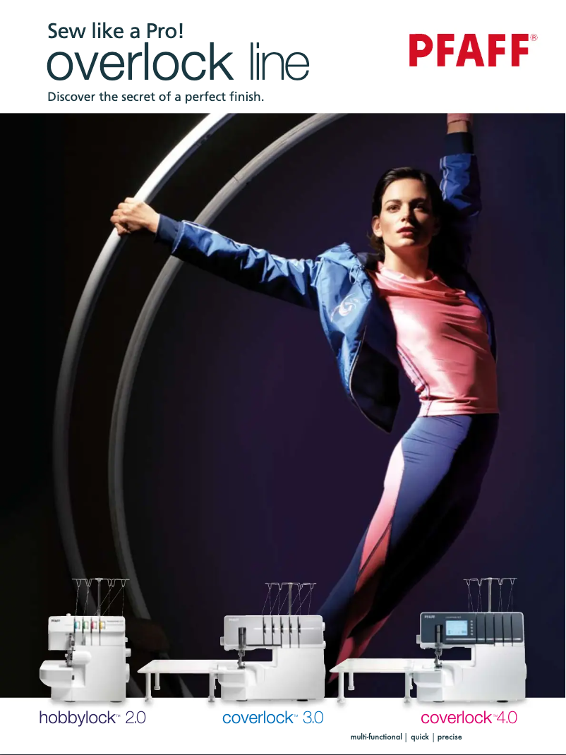 Page 1 de la notice Manuel utilisateur Pfaff expression 4.0