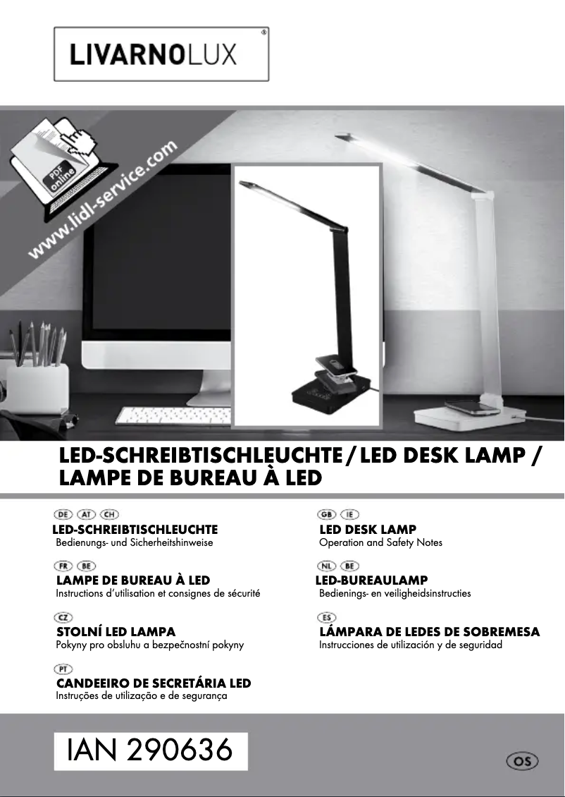 Page n°1 - Manuel utilisateur Livarno Lux IAN 290636