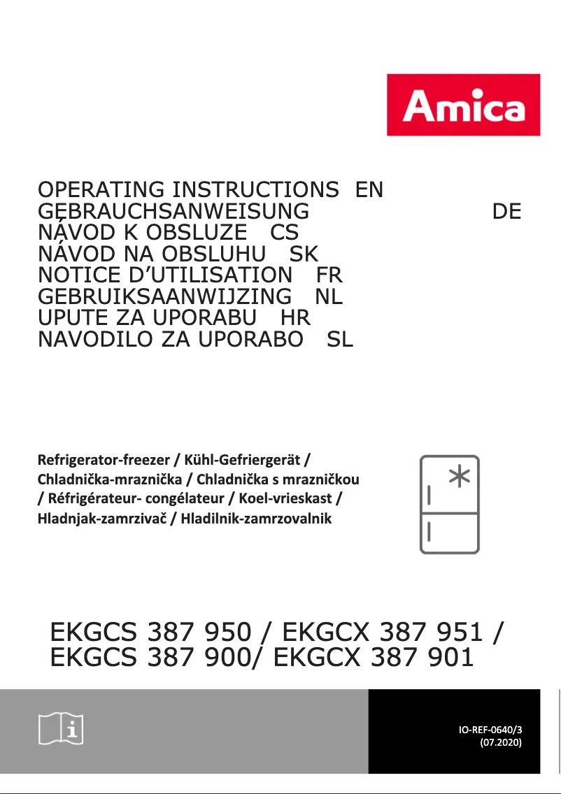 Image de la première page du manuel de l'appareil EKGCX 387 901
