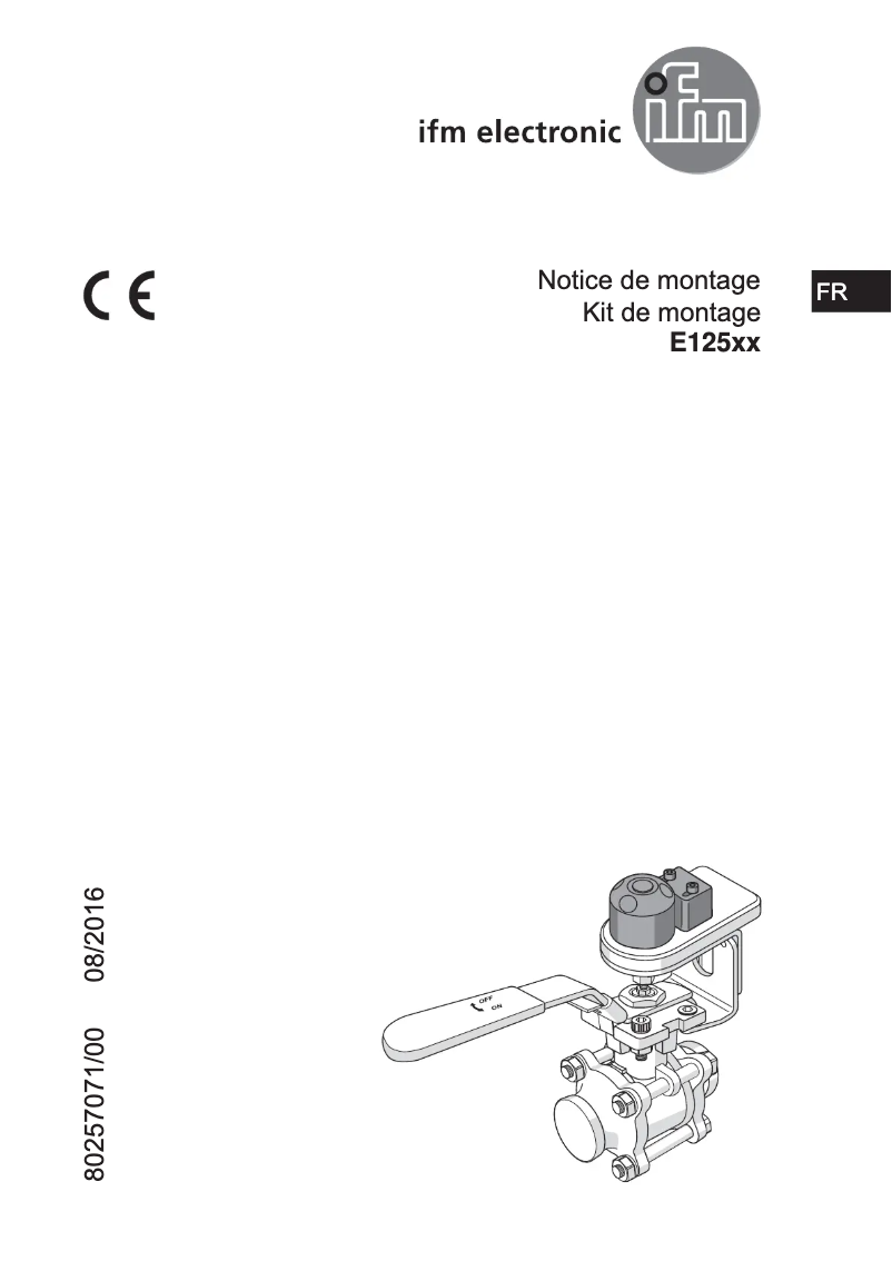 Page n°1 - Manuel utilisateur IFM E12590