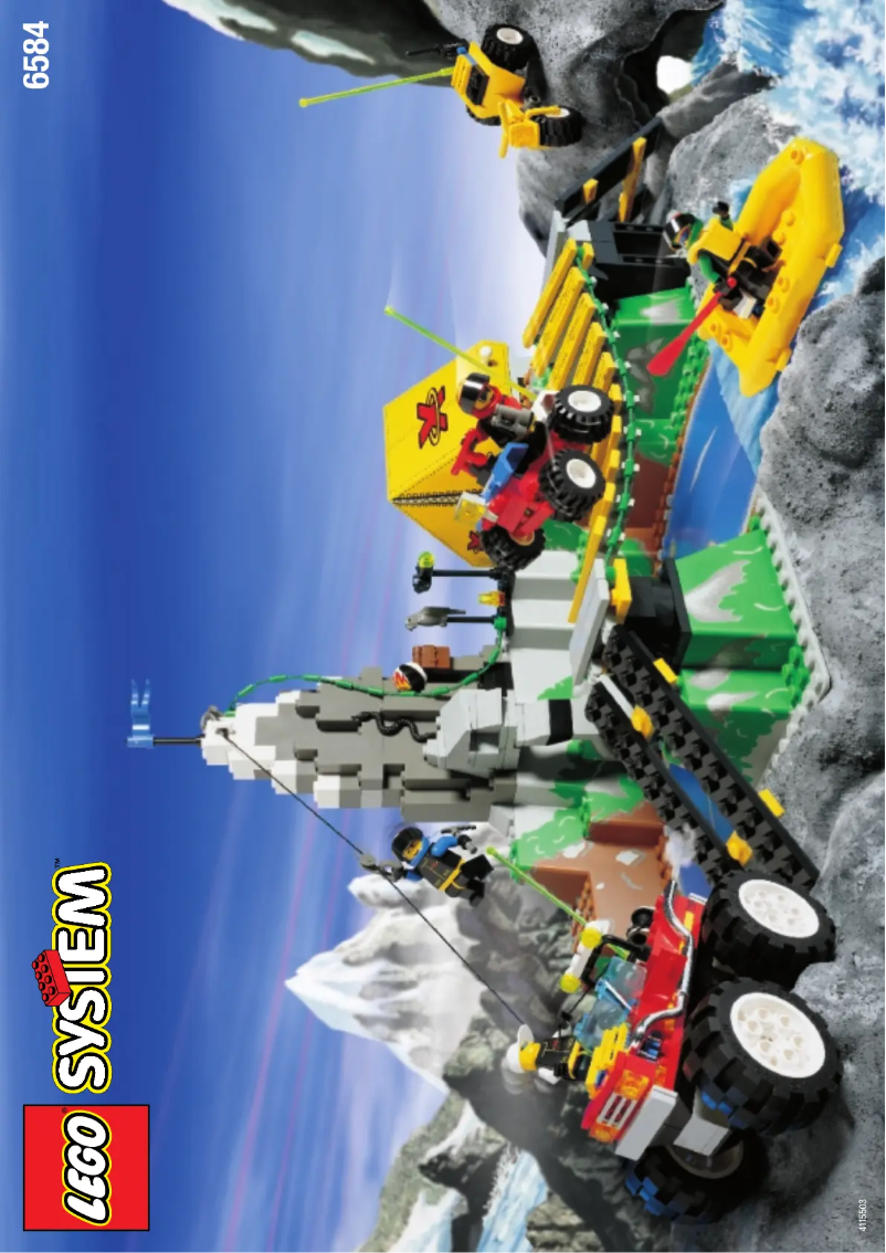 Page 1 de la notice Manuel utilisateur Lego Canyon Challenge