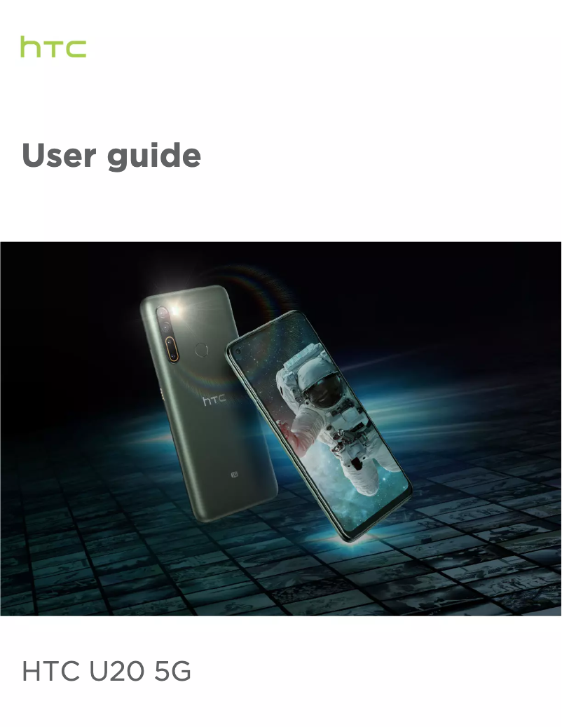 Image de la première page du manuel de l'appareil ‎U20 5G