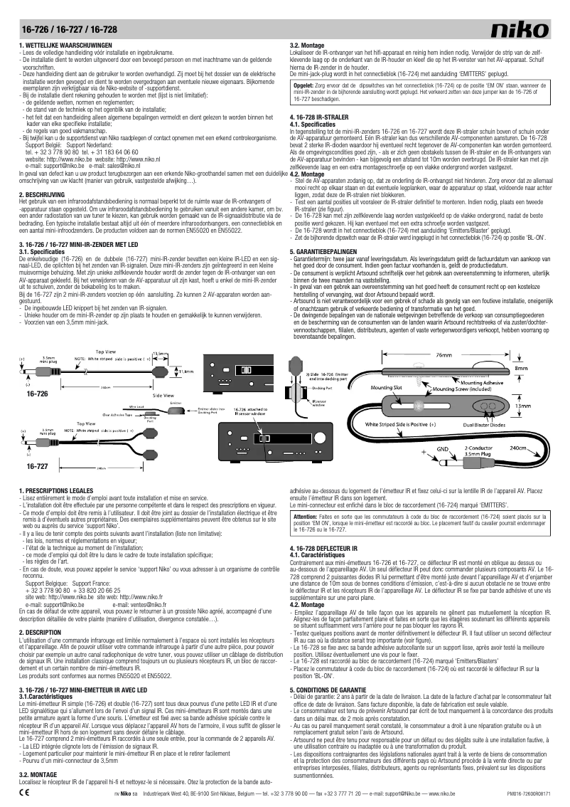 Image de la première page du manuel de l'appareil 16-728