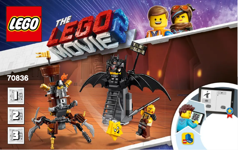 Page 1 de la notice Manuel utilisateur Lego The Lego Movie 2 70836