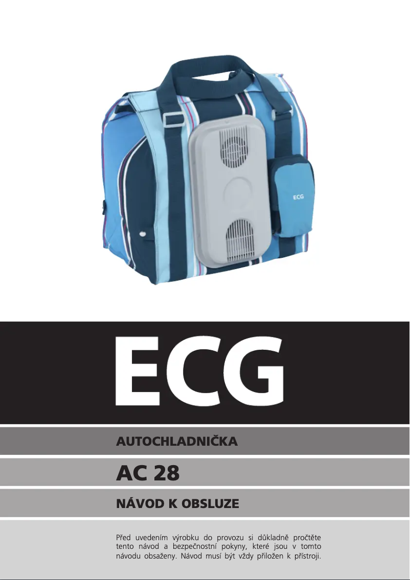Página 1 del manual Manual de usuario ECG AC 28