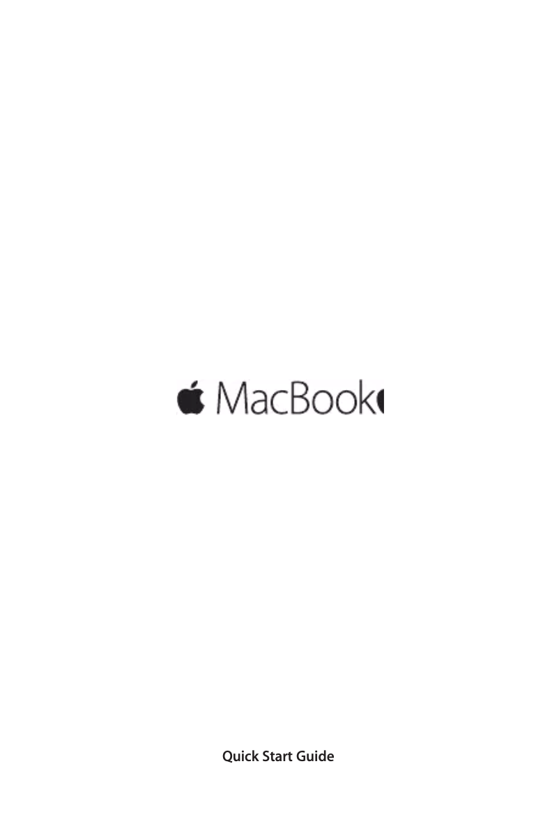 Page 1 de la notice Manuel utilisateur Apple MacBook 2015