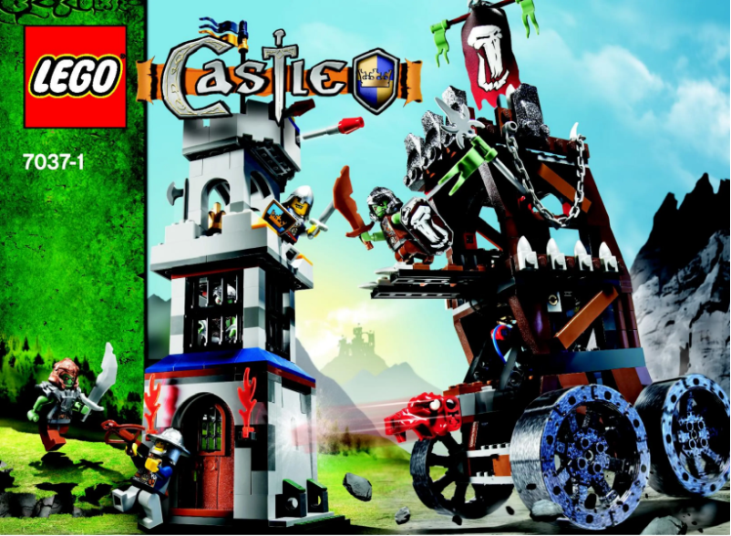 Page n°1 - Manuel utilisateur Lego Castle 7037