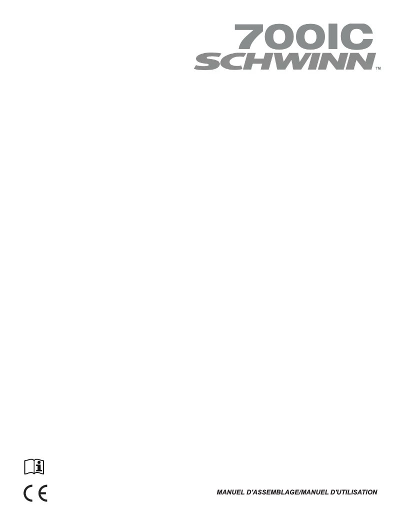 Page n°1 - Instructions / montage Schwinn 700IC