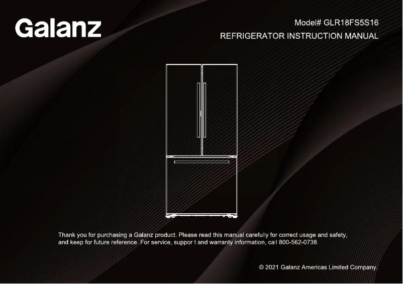 Página 1 del manual Manual de usuario Galanz GLR18FS5S16