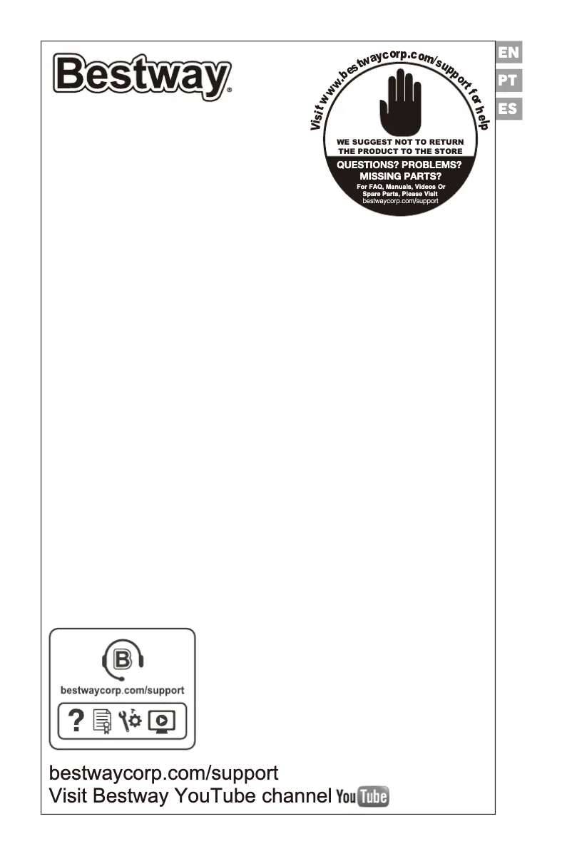 Página 1 del manual Manual de usuario Bestway Fast Set 14031