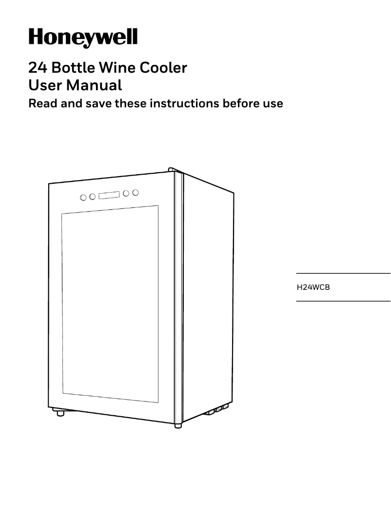 Page 1 de la notice Manuel utilisateur Honeywell H24WCB