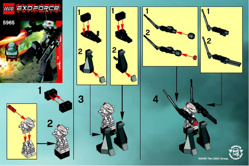 Page n°1 - Manuel utilisateur Lego SIlver Bad Guy