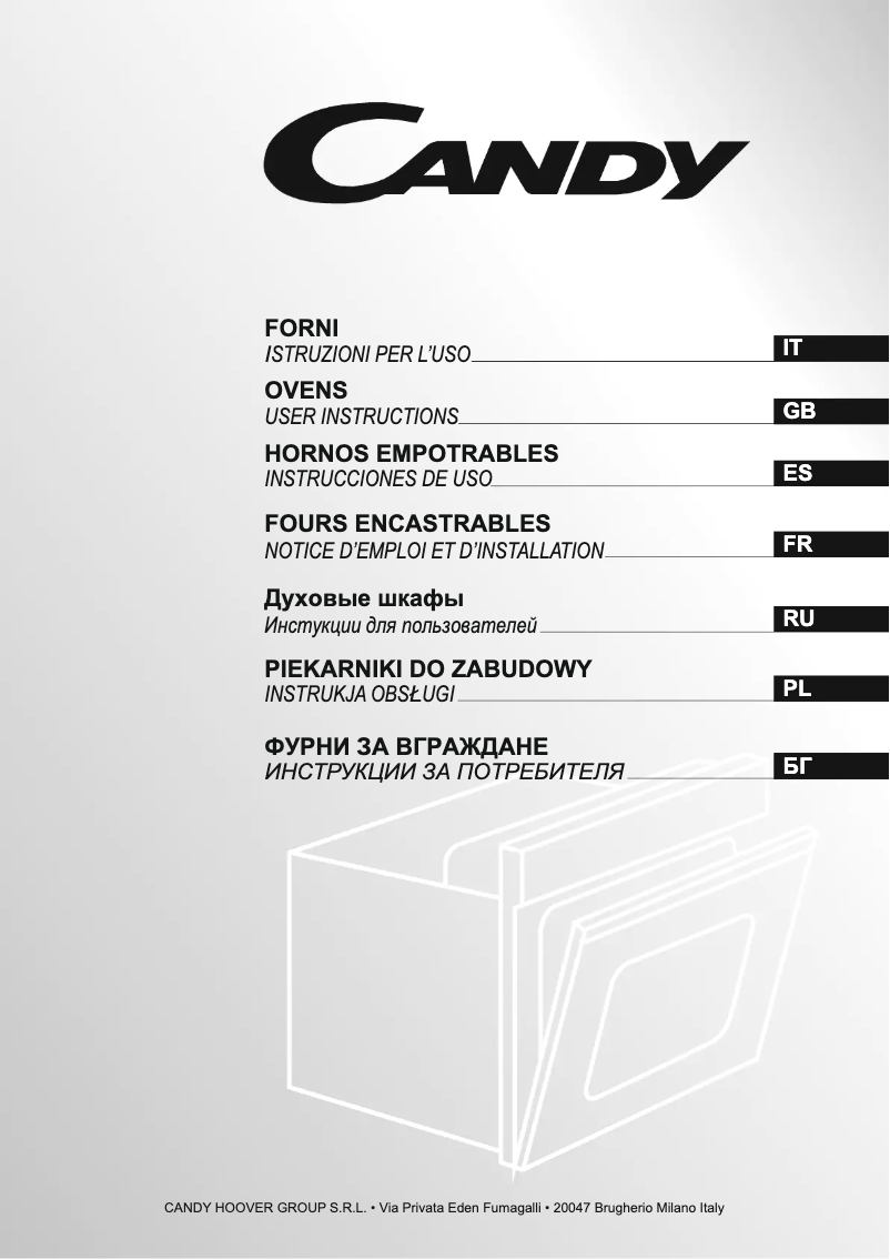 Page n°1 - Manuel utilisateur Candy R340/6TF