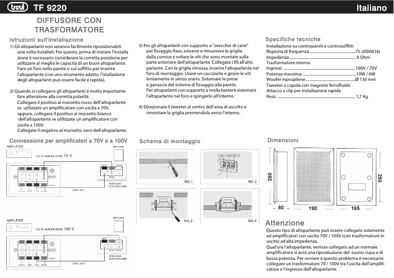 Image de la première page du manuel de l'appareil TF 9220