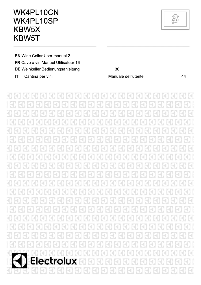 Image de la première page du manuel de l'appareil KBW5T