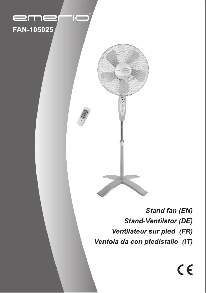 Image de la première page du manuel de l'appareil FAN-105025