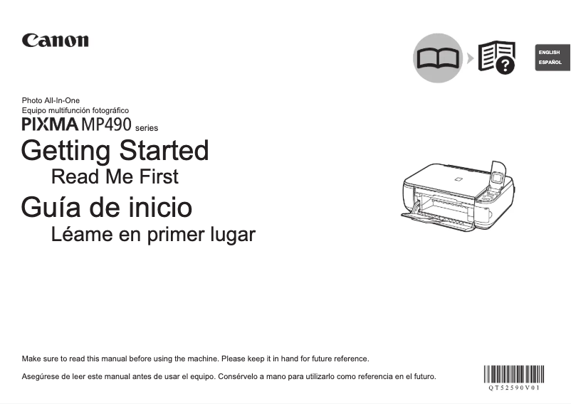 Page n°1 - Manuel utilisateur Canon Pixma MP490