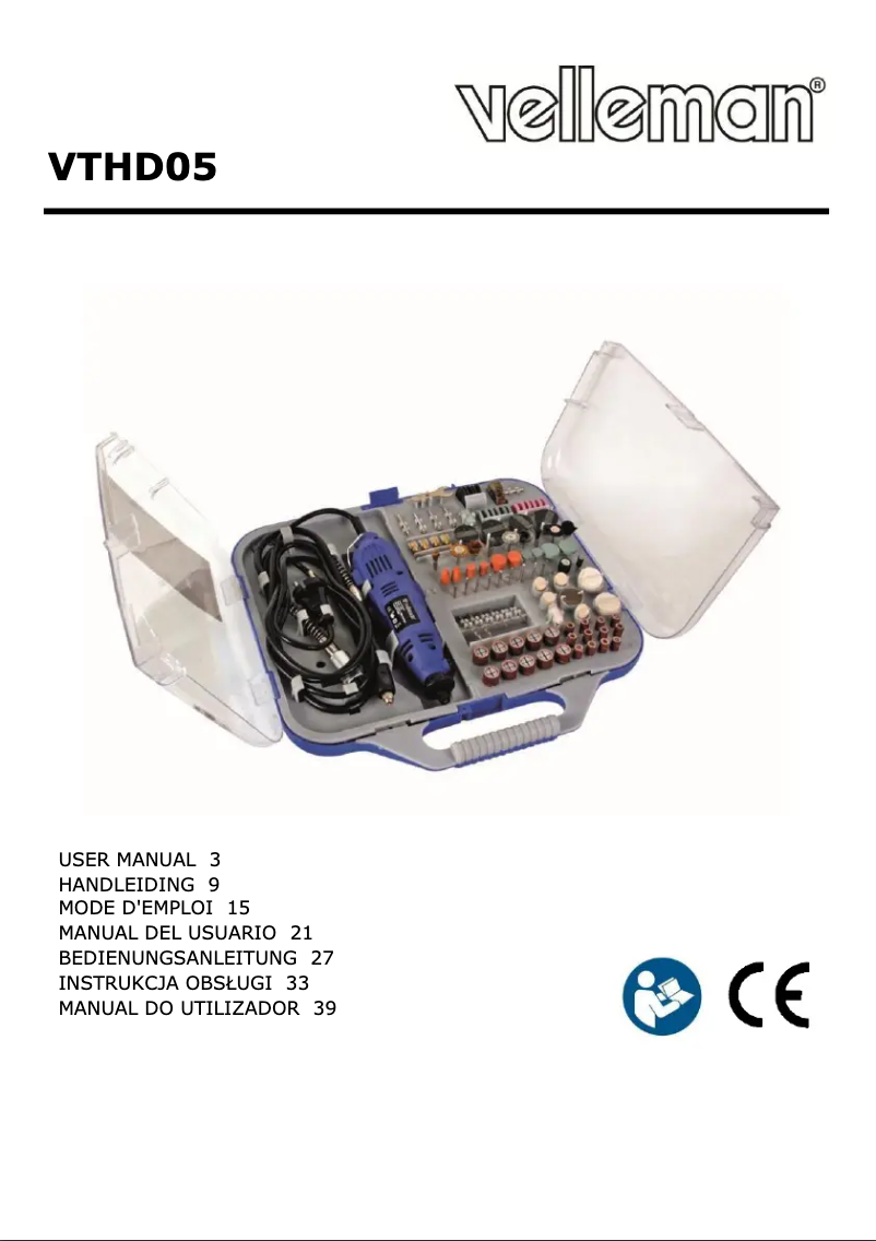 Página 1 del manual Manual de usuario Velleman VTHD05