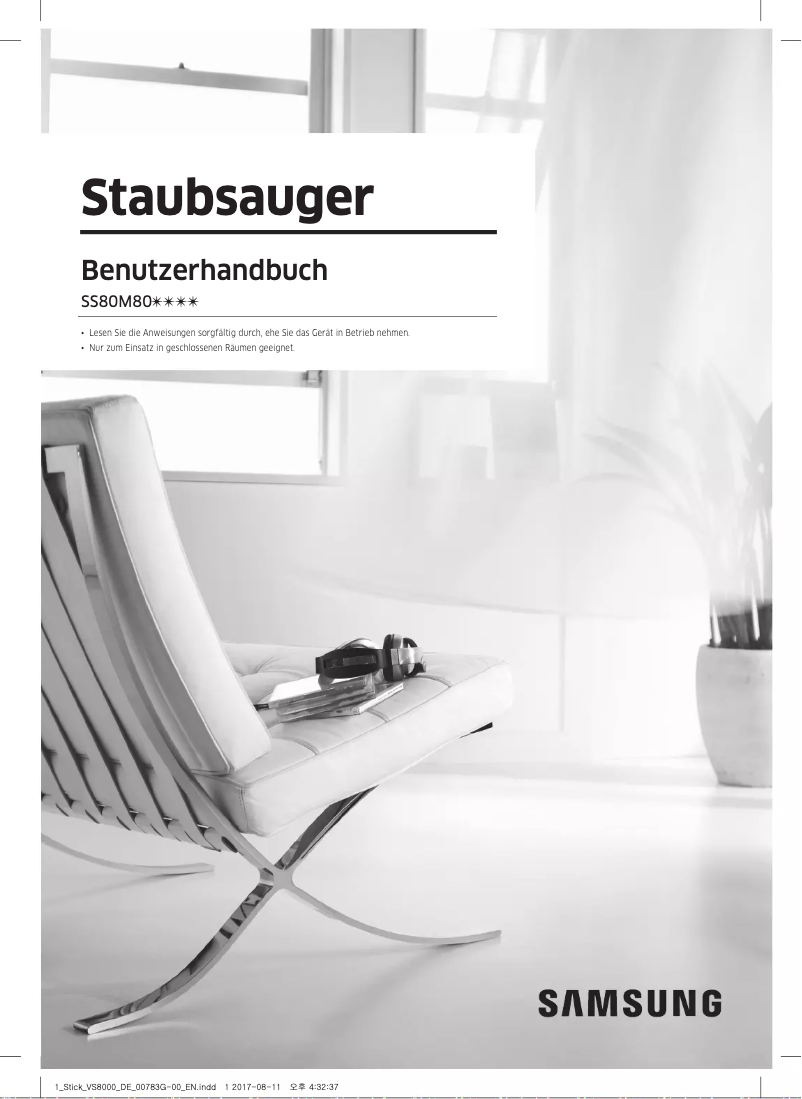 Image de la première page du manuel de l'appareil SS60M6010KA