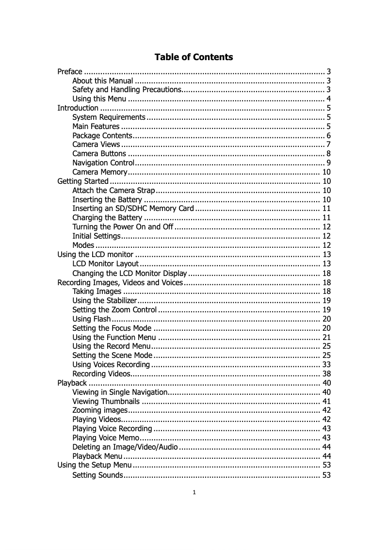 Page n°1 - Manuel utilisateur Pentacon LM14-04