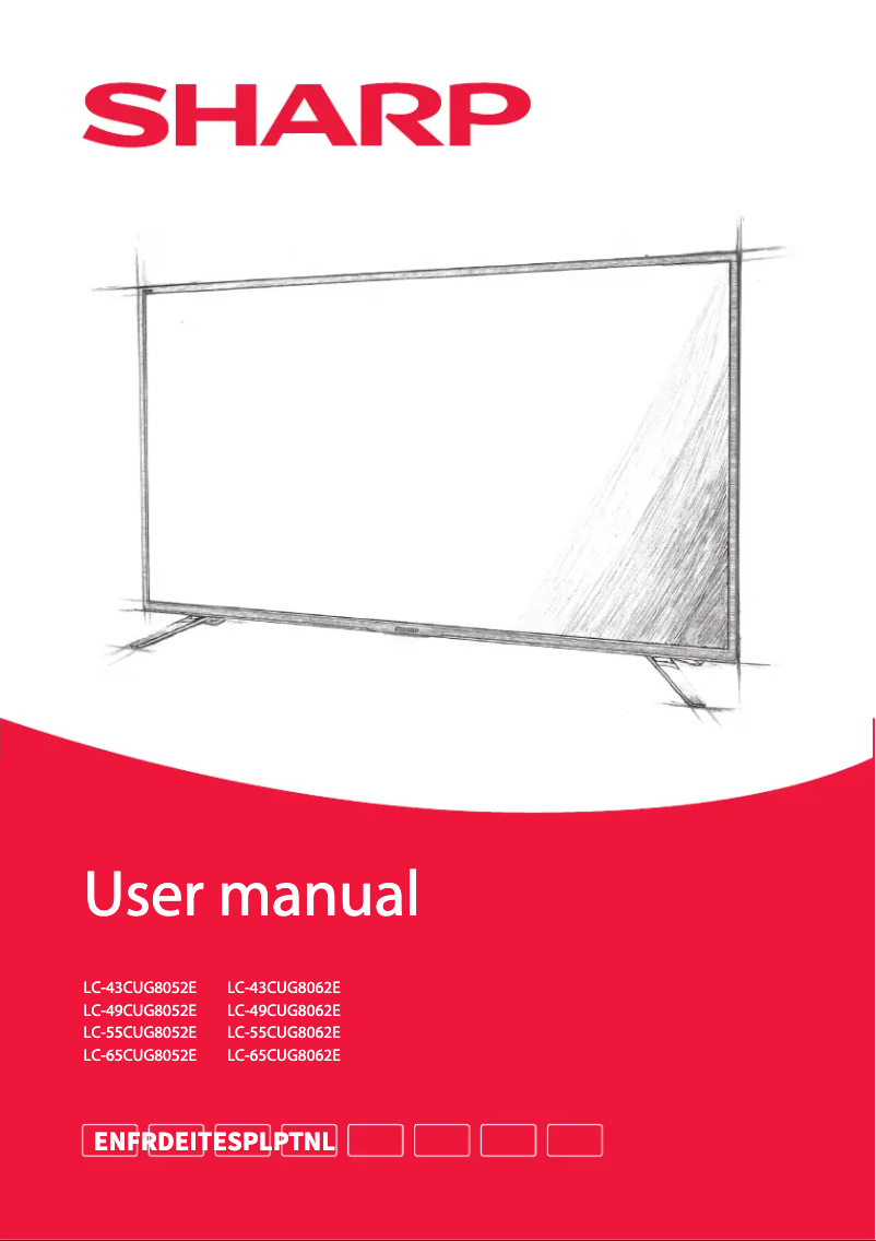 Page n°1 - Manuel utilisateur Sharp Aquos LC-65CUG8062E