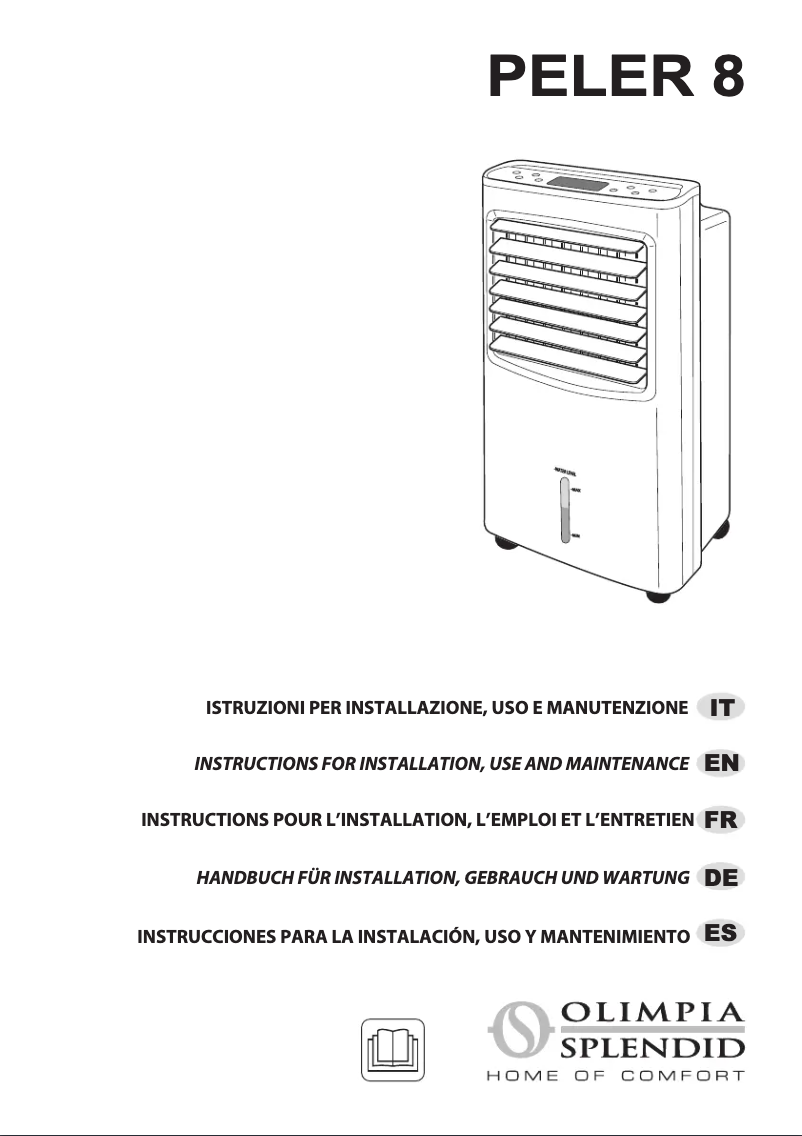 Página 1 del manual Manual de usuario Olimpia Splendid Peler 8