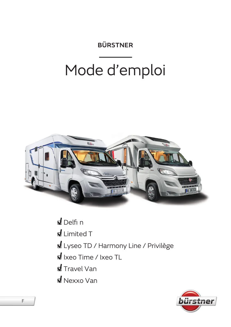 Image de la première page du manuel de l'appareil Delfin (2021)