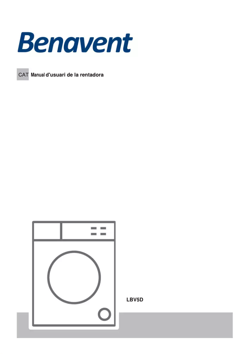 Page n°1 - Manuel utilisateur Benavent LBV5D