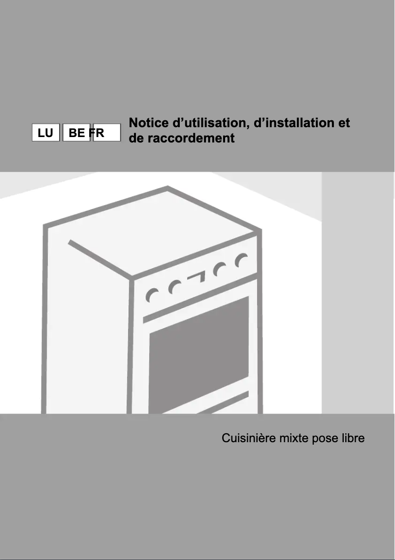 Page n°1 - Manuel utilisateur Gorenje K67221