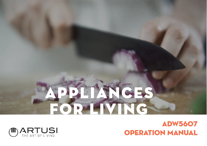 Image de la première page du manuel de l'appareil ADW5607X