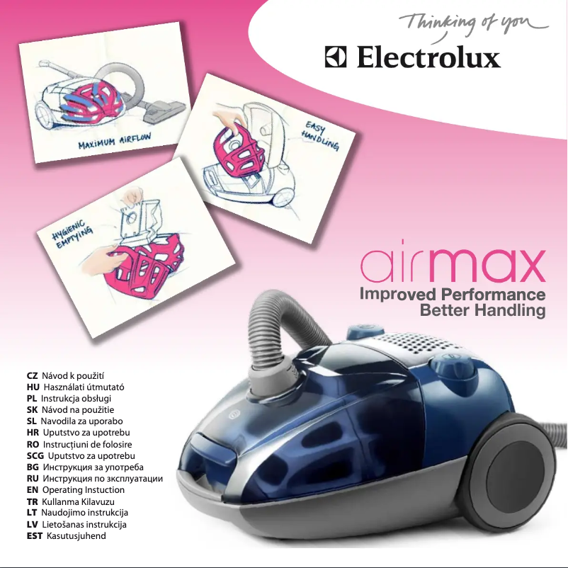 Page 1 de la notice Manuel utilisateur Electrolux ZAM 6270