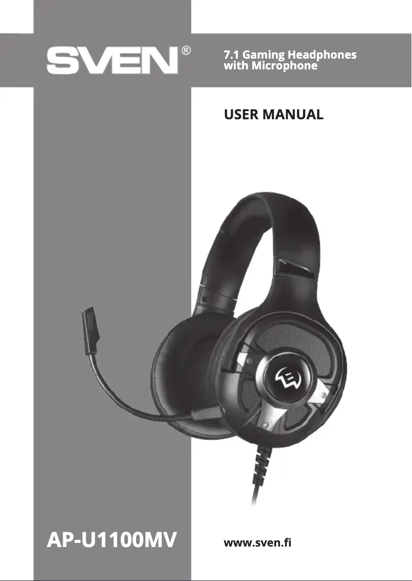 Image de la première page du manuel de l'appareil AP-U1100MV