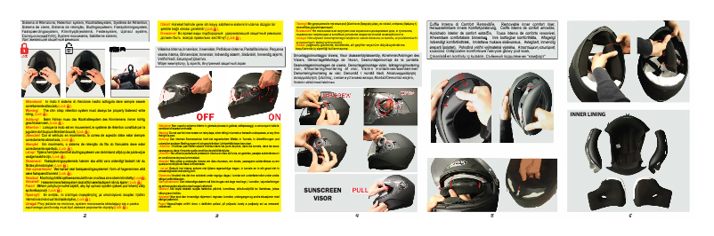 Page 1 de la notice Manuel utilisateur Airoh ST11