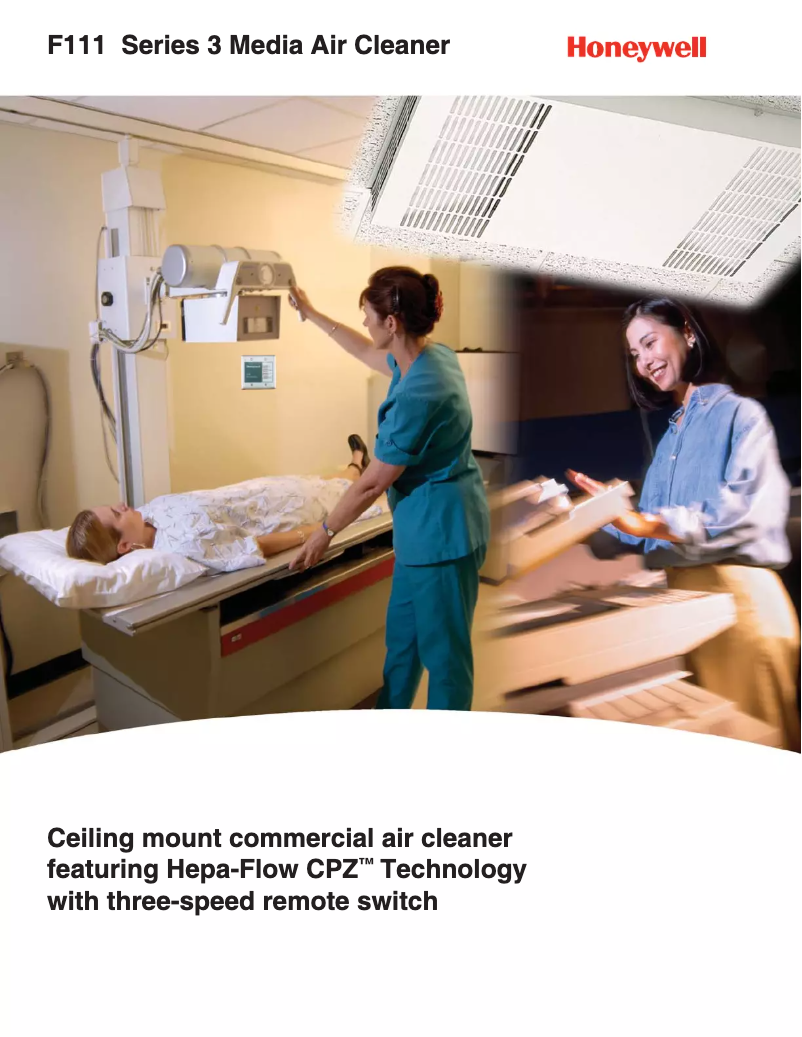 Page 1 de la notice Brochure Honeywell F111U1020W-3S