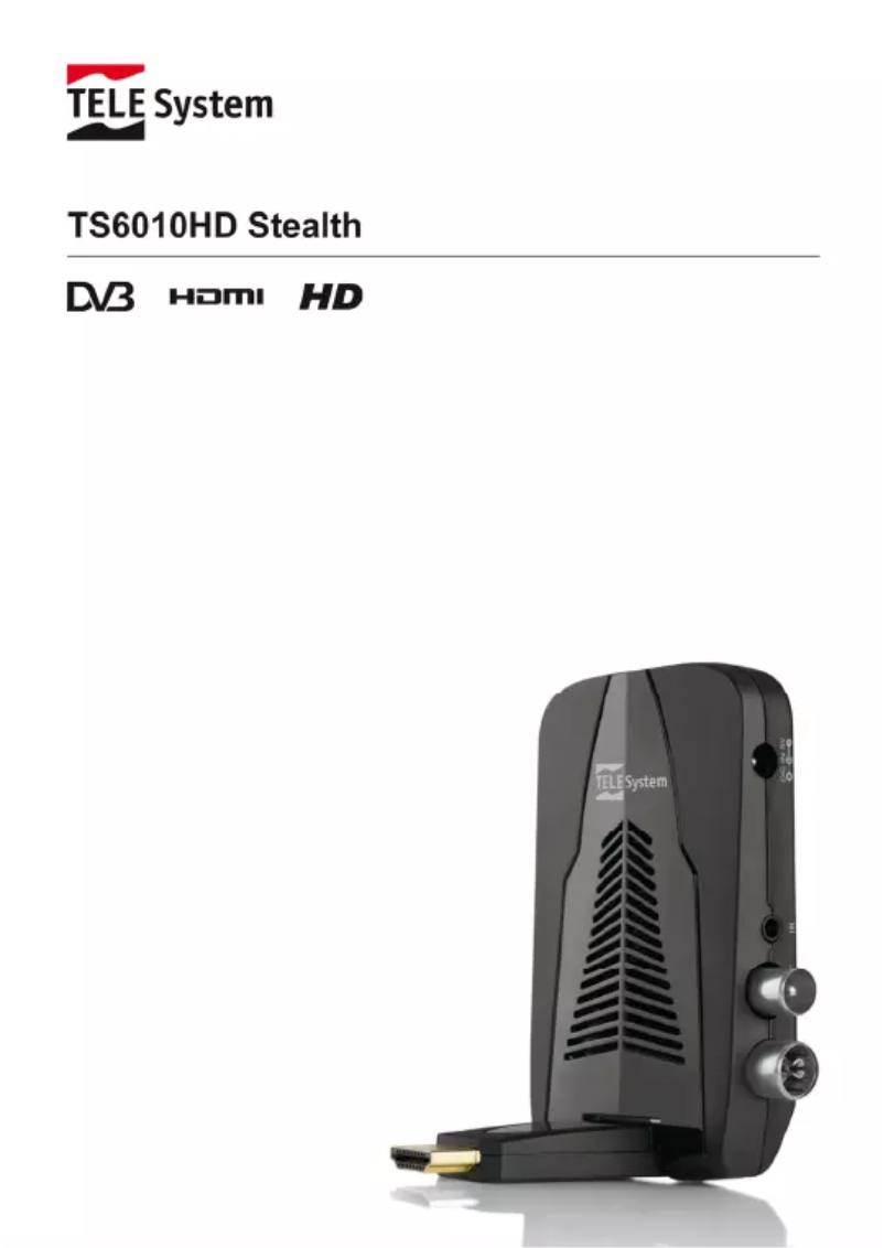 Page n°1 - Manuel utilisateur TELE System TS6010HD Stealth