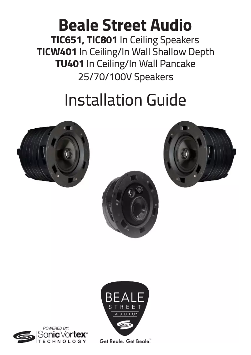 Page 1 de la notice Manuel utilisateur Beale TIC651