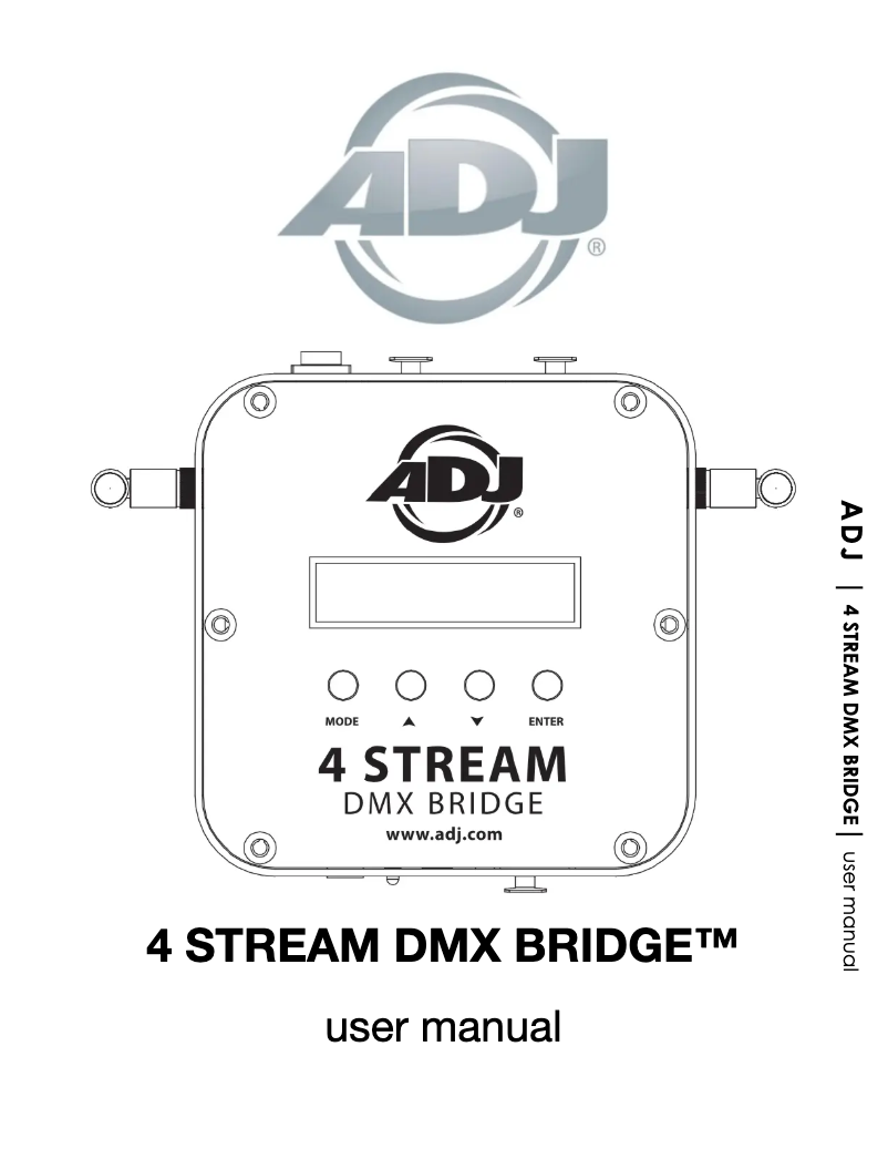 Página 1 del manual Manual de usuario American DJ 4 STREAM DMX BRIDGE