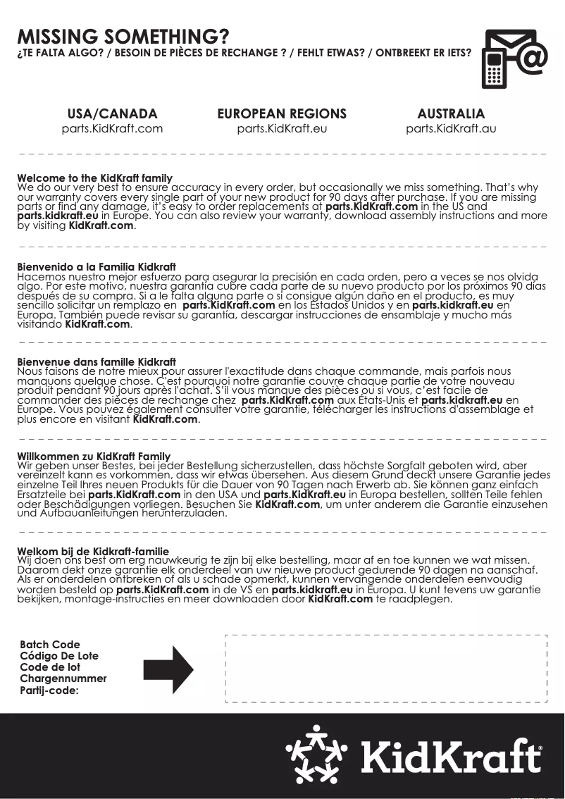 Page n°1 - Manuel utilisateur KidKraft Juliette
